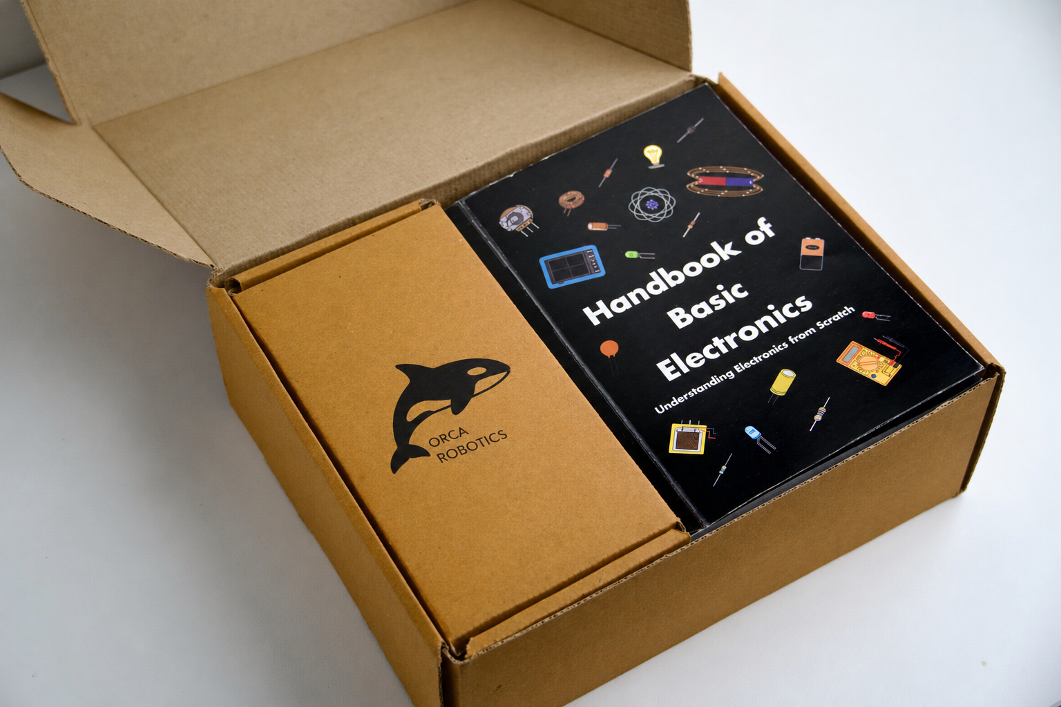 Orca Robotics Basic Electronics Learning Kit in its box